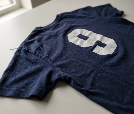 Worn match jersey